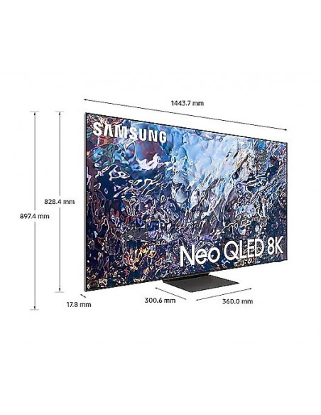Televizor Neo QLED Samsung, 8K Smart 65QN700A, HDR, 163
