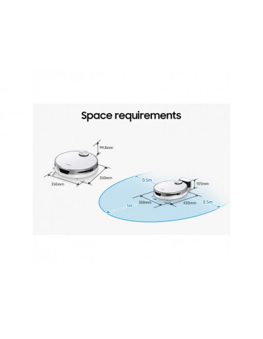Aspirator Robot Samsung JetBot VR30T80313W, 60W, Digital
