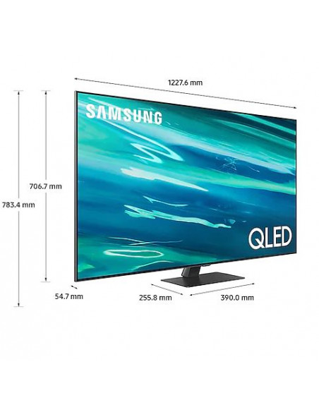 Televizor QLED Samsung, Ultra HD, 4K Smart 55Q80A, HDR, 138
