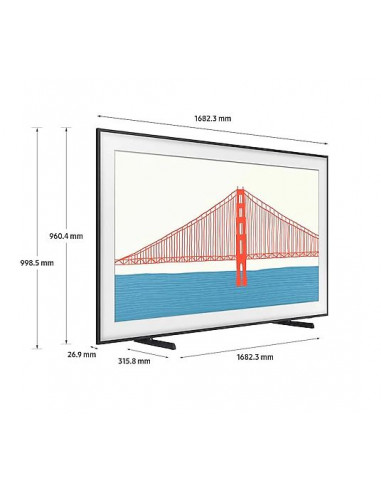 Televizor Lifestyle TV The Frame, QLED Samsung, Ultra HD, 4K