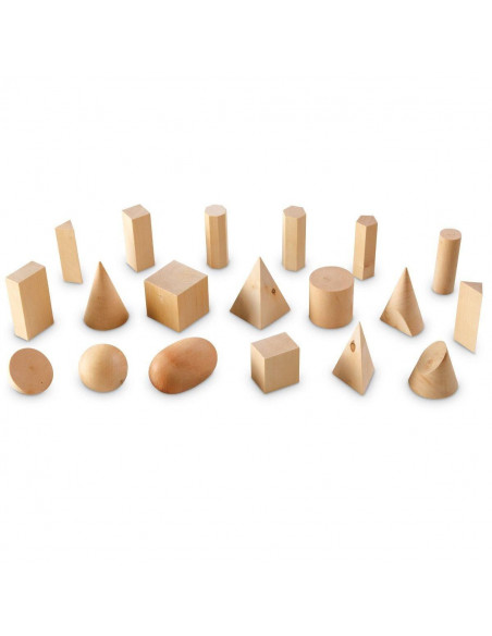 Forme geometrice din lemn (set 19),LER4298