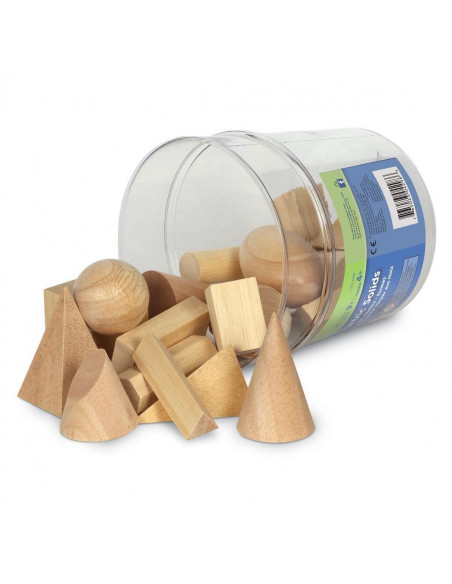 Forme geometrice din lemn (set 19),LER4298