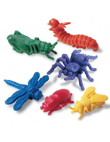 Insecte de gradina pentru numarat - set 72 buc,LER0457