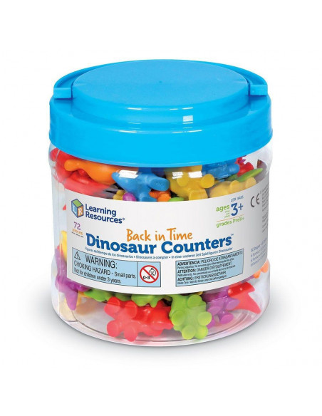 Set pentru sortat si numarat - Dinozauri jucausi (72