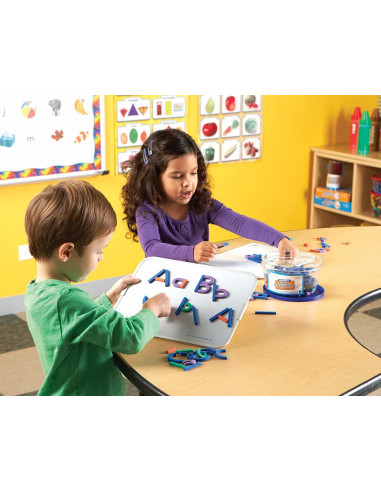 Set constructie magnetic - Litere si cifre,LER8551