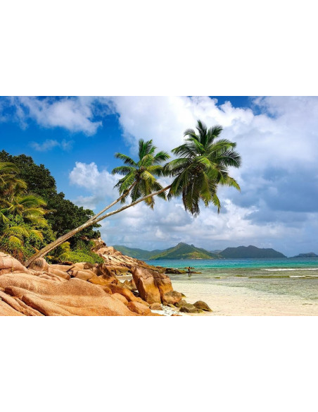 Plaja Secreta, Seychelles, Puzzle Castorland, 1000