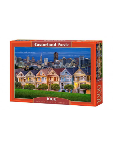 Painted Ladies, San Francisco, Puzzle Castorland, 1000