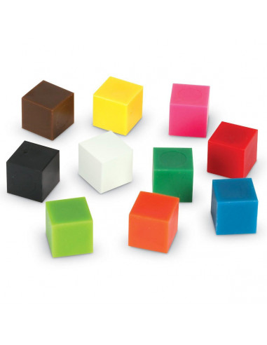 Cuburi multicolore (1cm),LER2089