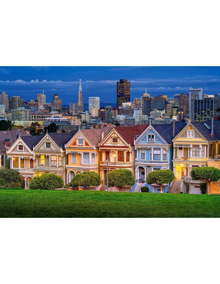 Painted Ladies, San Francisco, Puzzle Castorland, 1000