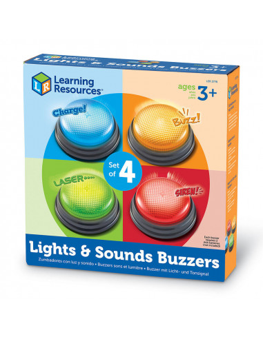 Sonerii cu lumini si sunete pentru raspuns - set 4 buc,LER3776