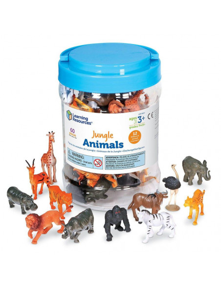Set pentru sortat - Animalute din jungla,LER0697