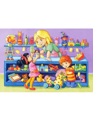 Imi Iubesc Locul De Munca, Puzzle Castorland 4 In 1 - 8, 12