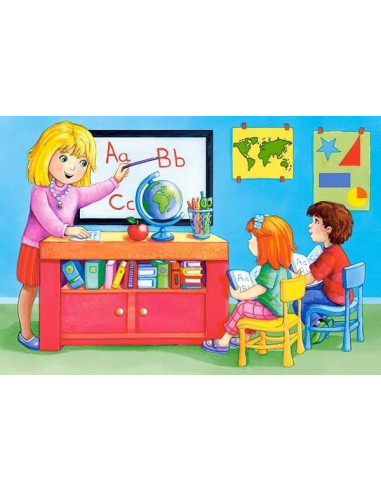 Imi Iubesc Locul De Munca, Puzzle Castorland 4 In 1 - 8, 12