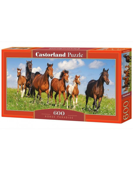 Paradisul Cailor, Puzzle Castorland Panoramic, 600