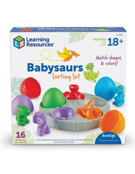 Set de sortat - Puiuti de dinozauri,LER6807
