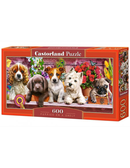 Catelusi, Puzzle Castorland Panoramic, 600 Piese,Uniq60368