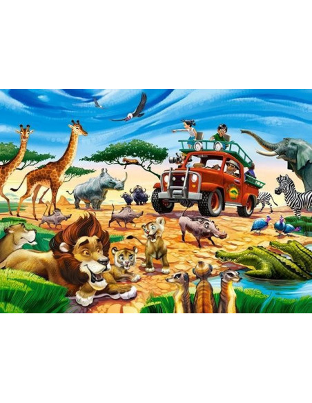 Aventura Safari, Puzzle Castorland, 180 Piese,Uniq18390