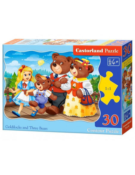 Fetita Si Ursuletii, Puzzle Castorland, 30 Piese,Uniq3716