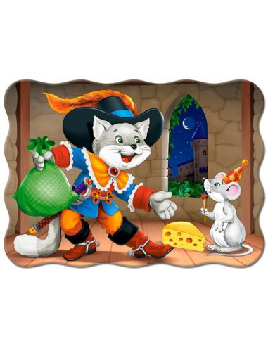 Motanul Incaltat, Puzzle Castorland, 30 Piese,Uniq3730