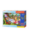 Alice In Tara Minunilor, Puzzle Castorland Maxi, 40