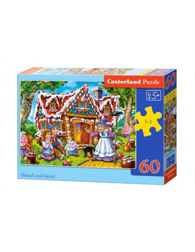 Hansel Si Gretel, Puzzle Castorland, 60 Piese,Uniq66094