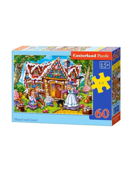 Hansel Si Gretel, Puzzle Castorland, 60 Piese,Uniq66094