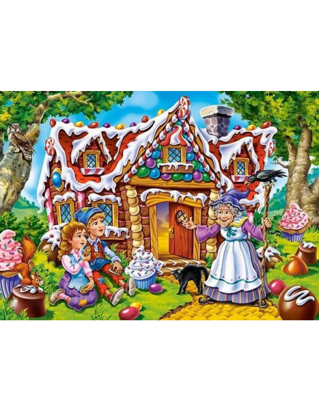 Hansel Si Gretel, Puzzle Castorland, 60 Piese,Uniq66094