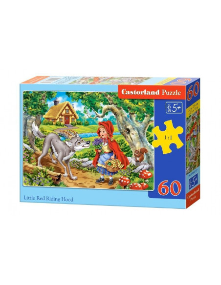 Scufita Rosie, Puzzle Castorland, 60 Piese,Uniq66117