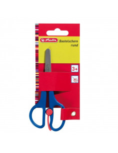 8740052,Foarfeca Herlitz Mijlocie Cu Maner De Plastic, 13 cm