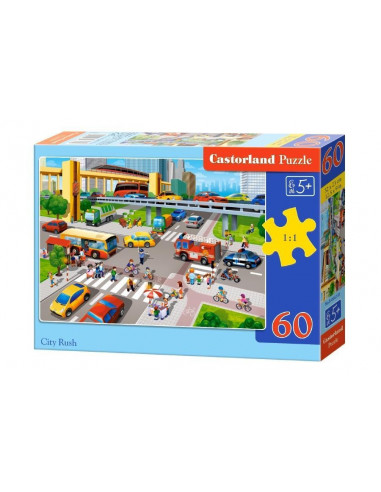 Aglomeratie In Oras, Puzzle Castorland, 60 Piese,Uniq66131