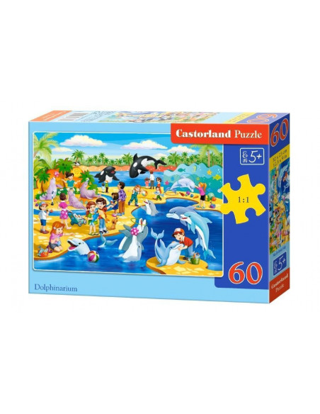 Delfinariu, Puzzle Castorland, 60 Piese,Uniq66148