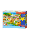 Vizita La Zoo, Puzzle Castorland, 60 Piese,Uniq66155