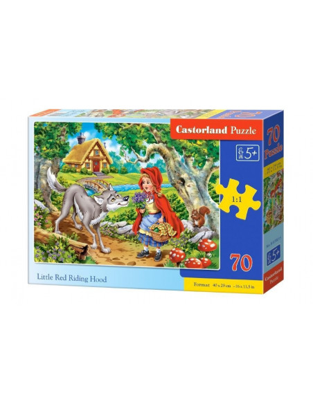 Scufita Rosie, Puzzle Castorland, 70 Piese,Uniq70015