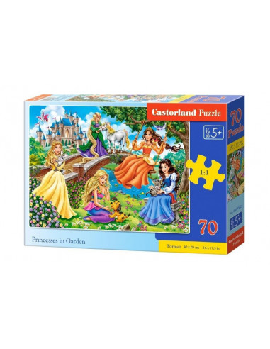 Printese In Gradina, Puzzle Castorland, 70 Piese,Uniq70022