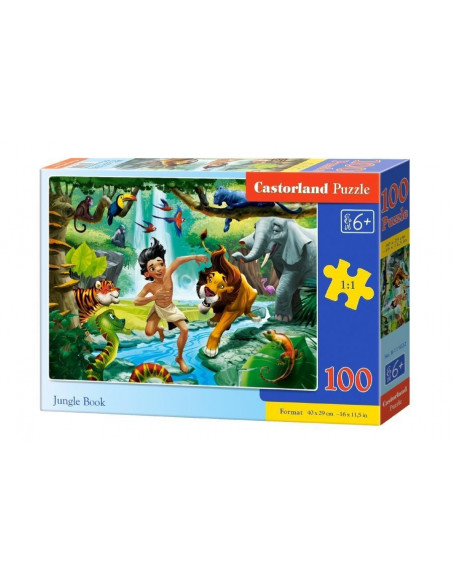 Cartea Junglei, Puzzle Castorland, 100 Piese,Uniq111022