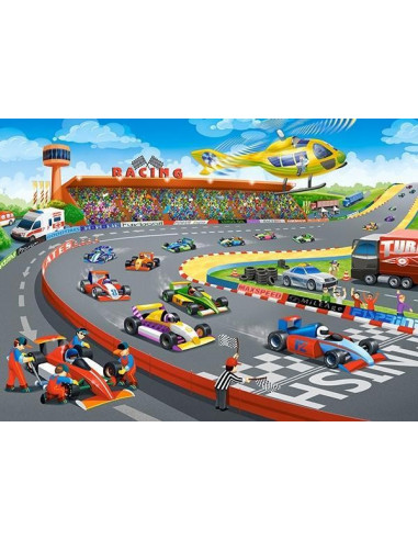 Formula 1, Puzzle Castorland, 100 Piese,Uniq111046
