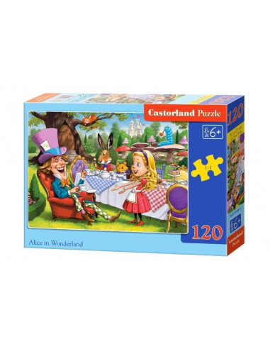 Alice In Tara Minunilor, Puzzle Castorland, 120 Piese,Uniq13456