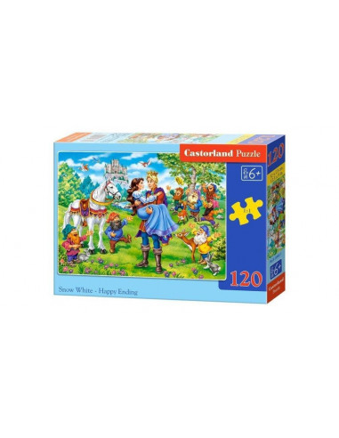 Alba Ca Zapada - Final Fericit, Puzzle Castorland, 120