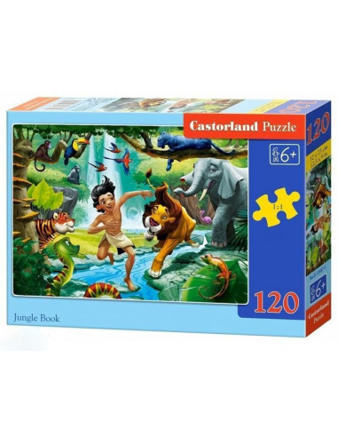 Cartea Junglei, Puzzle Castorland, 120 Piese,Uniq13487