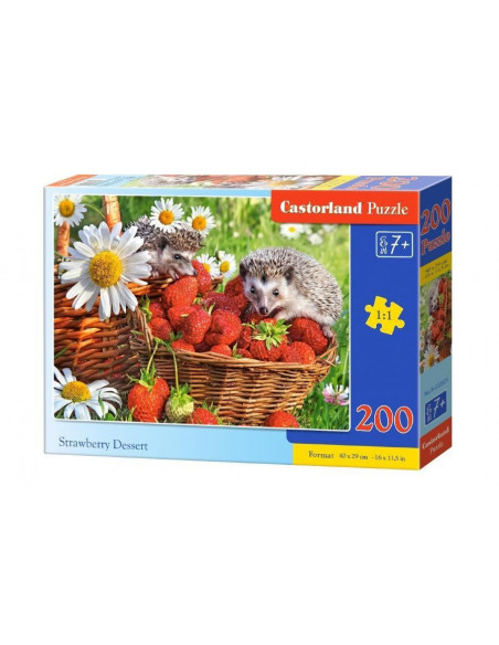 Arici Si Capsuni, Puzzle Castorland, 200 Piese,Uniq222025