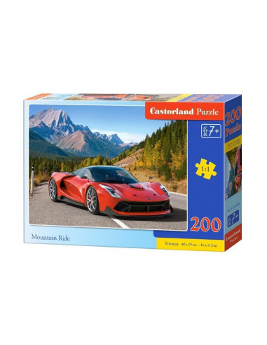 Masina La Munte, Puzzle Castorland, 200 Piese,Uniq222049