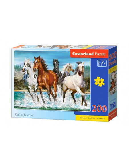Cai, Puzzle Castorland, 200 Piese,Uniq222056