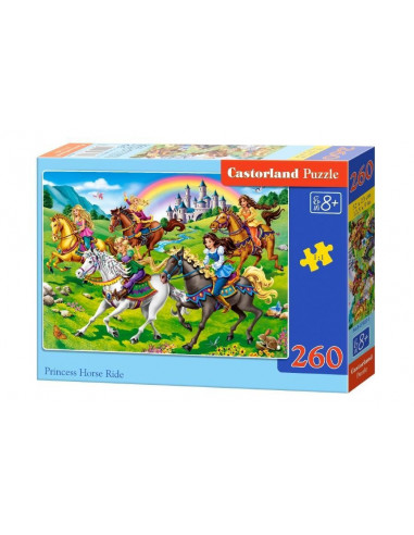 Cursa De Cai A Printeselor, Puzzle Castorland, 260