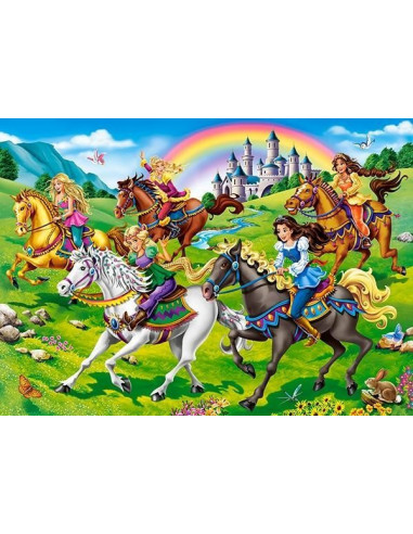 Cursa De Cai A Printeselor, Puzzle Castorland, 260