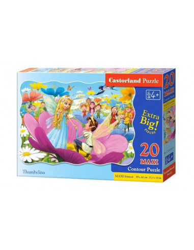 Degetica, Puzzle Castorland Maxi, 20 Piese,Uniq2382