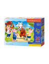 Cei Trei Purcelusi, Puzzle Castorland Maxi, 20 Piese,Uniq2399