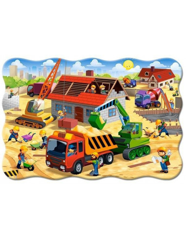 Casa In Constructie, Puzzle Castorland Maxi, 20 Piese,Uniq2412