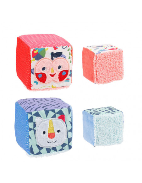 Set 4 cuburi - Prietenii culorilor,055276