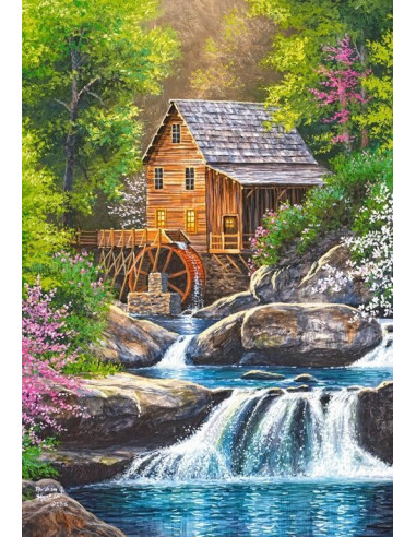 Moara In Padure, Puzzle Castorland, 1000 Piese,Uniq104055