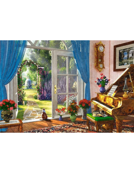 Vedere Spre Gradina, Puzzle Castorland, 1000 Piese,Uniq104079